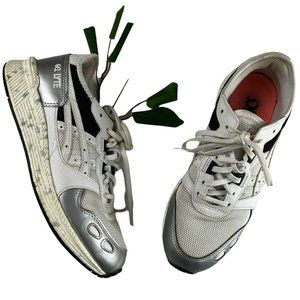 ASICS Women's HyperGEL-LYTE Shoes 1192A085 Size 8.5 White silver